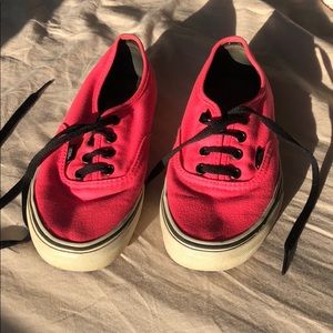 Women’s 7.5 Pink Vans
